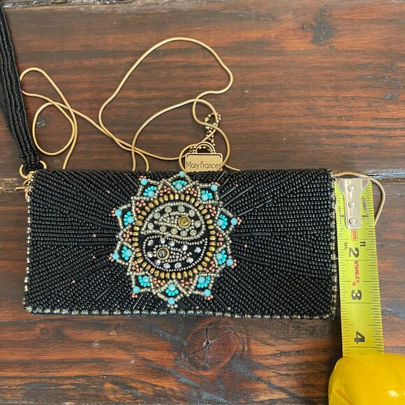 Mary Frances Harmony Beaded Yin-Yang Crossbody Wallet - Picture 9 of 9